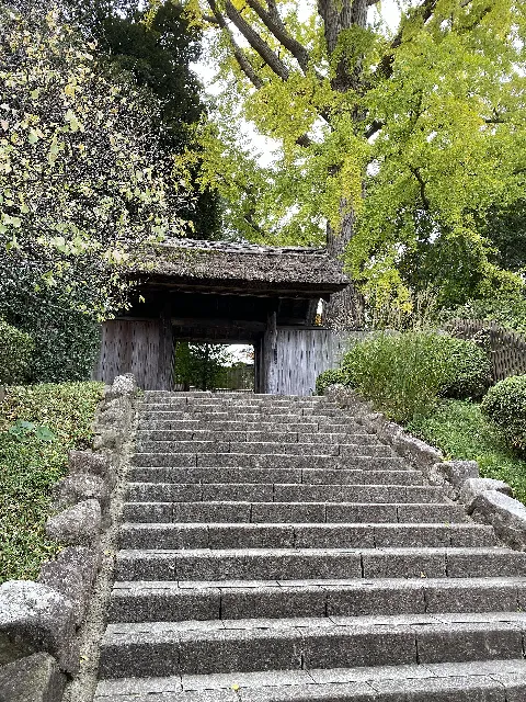 戸定邸庭園（旧徳川昭武庭園）入口