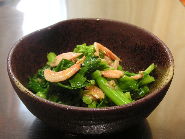 菜花の和え物